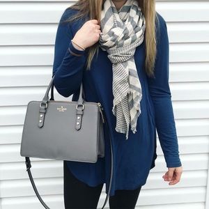 Sagar Gray Cotton Scarf